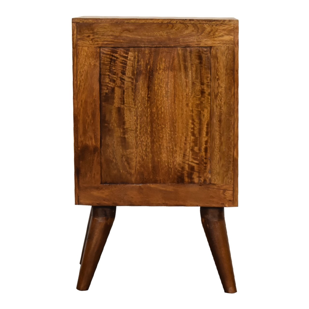 Szafka nocna z litego drewna mango – kasztanowa, 36 cm — model IN3278 - Image 9