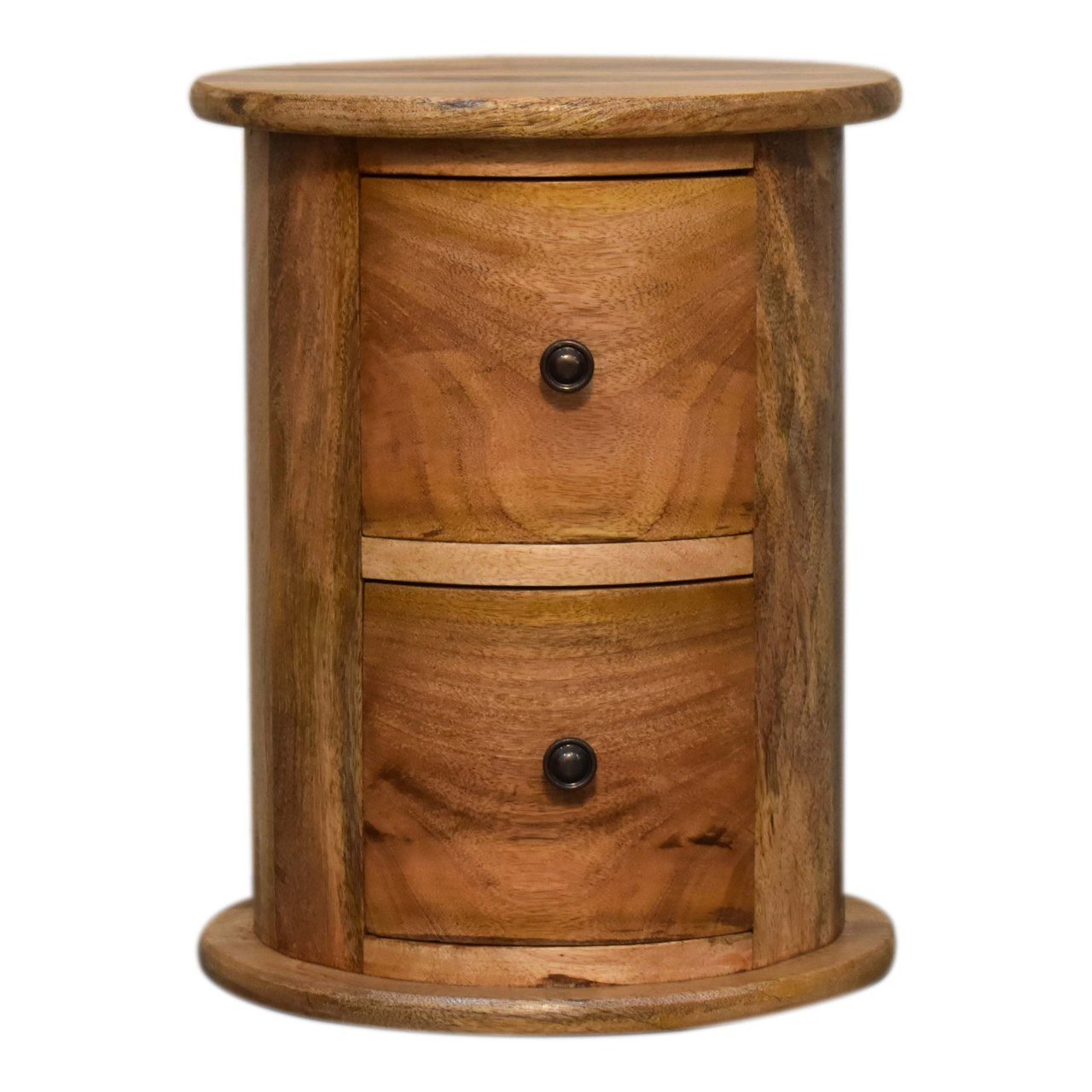 Szafka nocna Artisan IN3290 – lite drewno mango, wykończenie dębowe