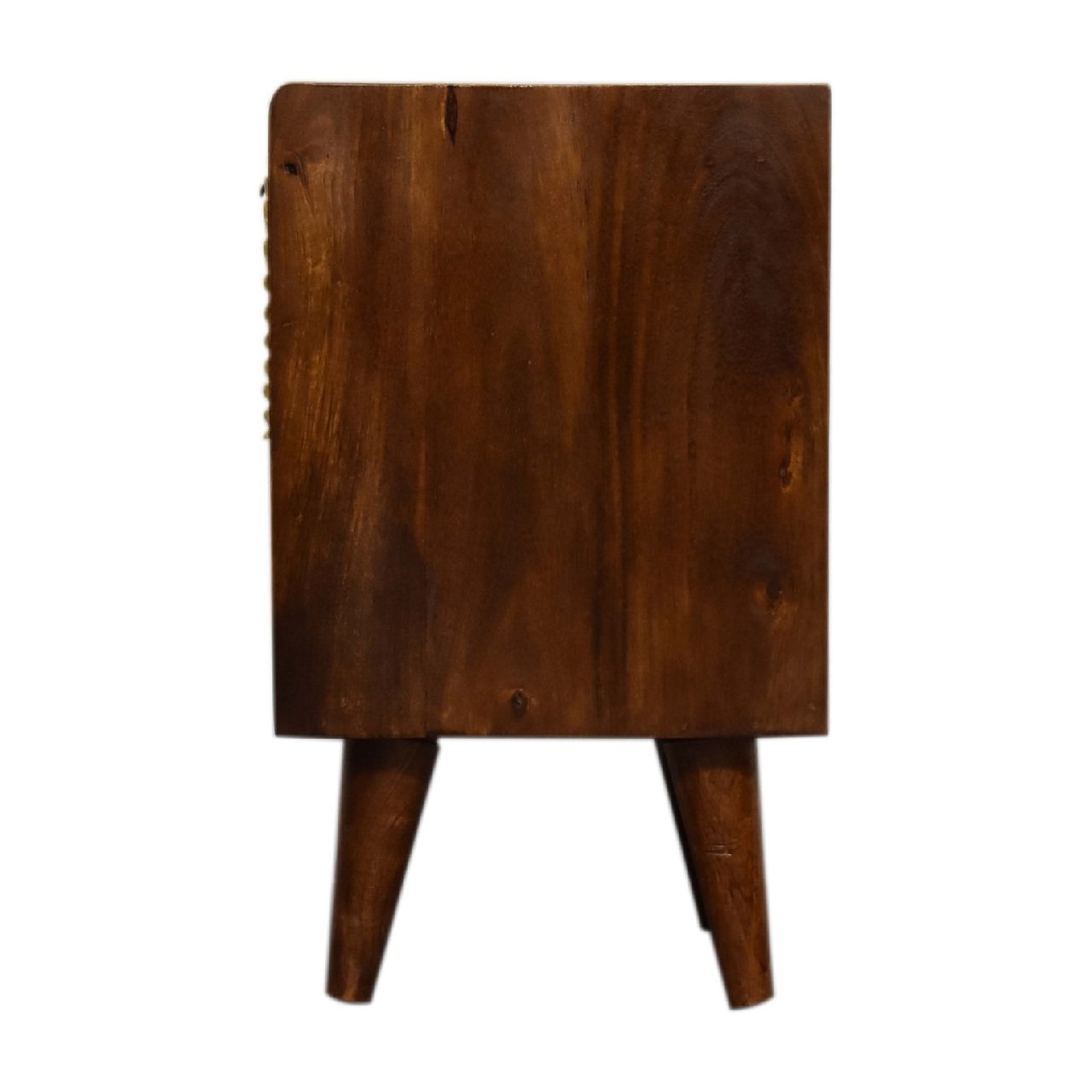 Szafka nocna z naturalnych materiałów – kasztanowa, 30 cm - obrazek 8