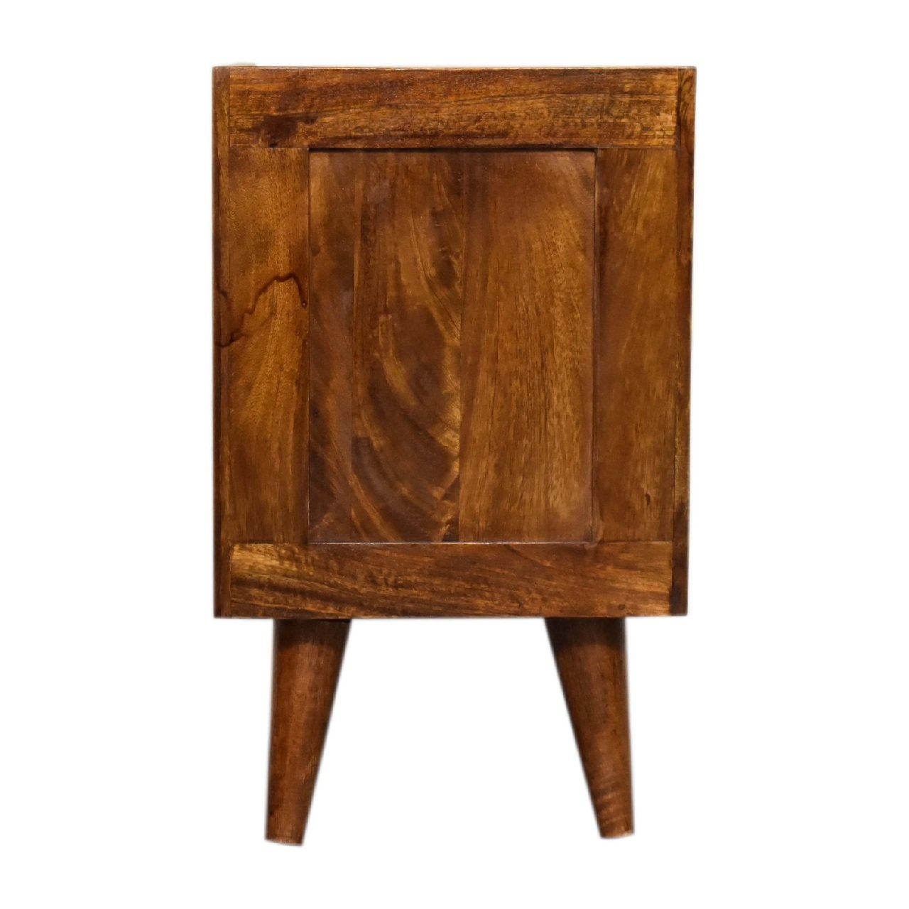 Szafka nocna z naturalnych materiałów – kasztanowa, 30 cm - obrazek 9