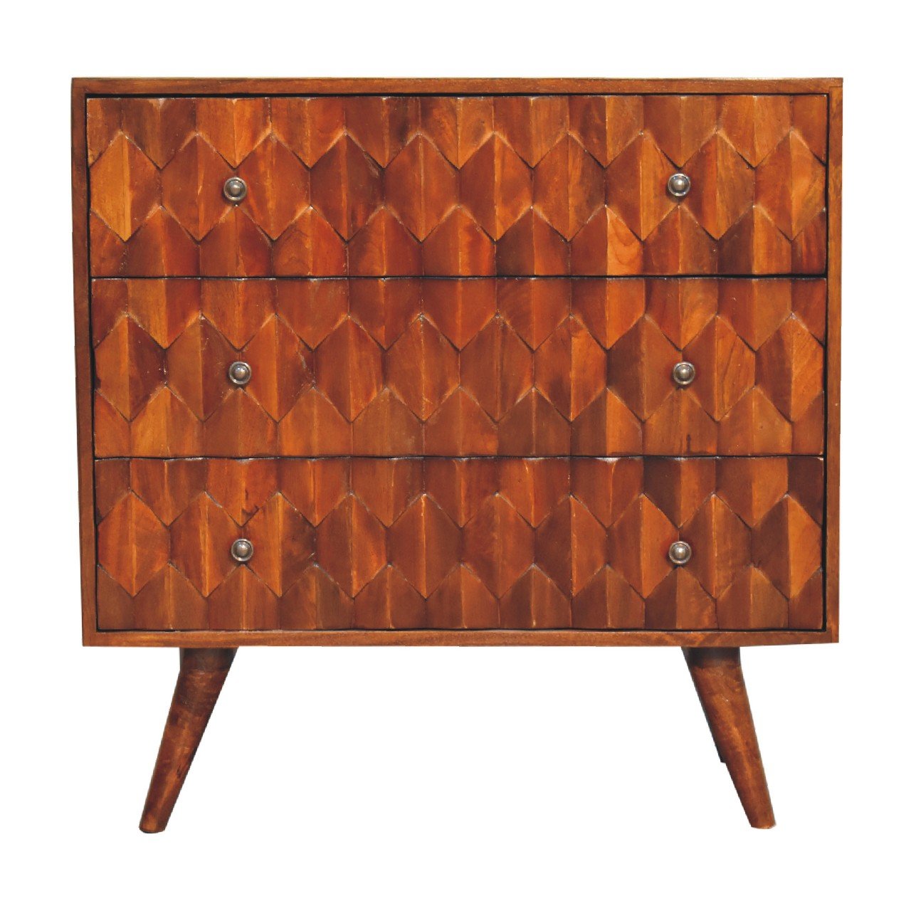 Komoda Artisan IN3295 – lite drewno mango, wykończenie kasztanowe