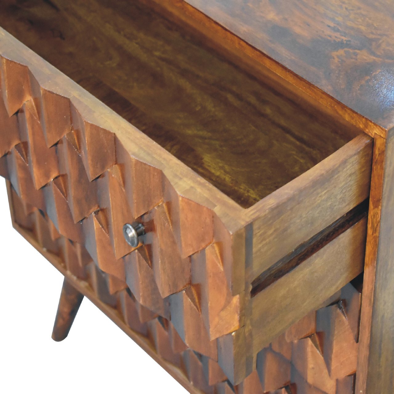 Komoda Artisan IN3295 – lite drewno mango, wykończenie kasztanowe - Image 6