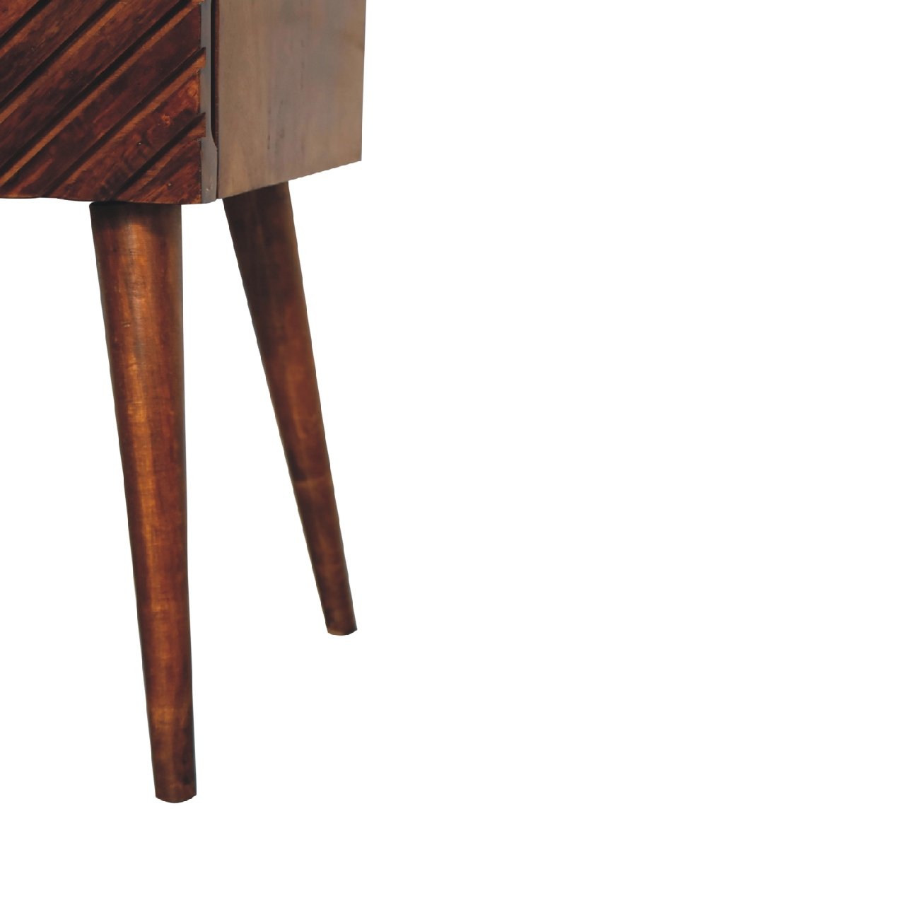 Szafka nocna Artisan IN3301 – lite drewno mango, wykończenie kasztanowe - Image 7
