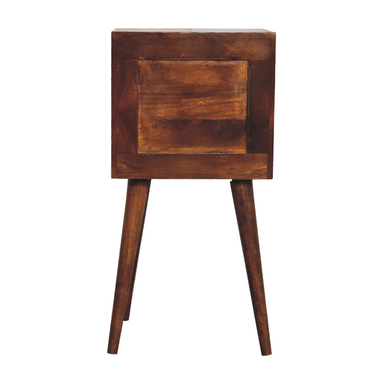 Szafka nocna Artisan IN3301 – lite drewno mango, wykończenie kasztanowe - Image 9