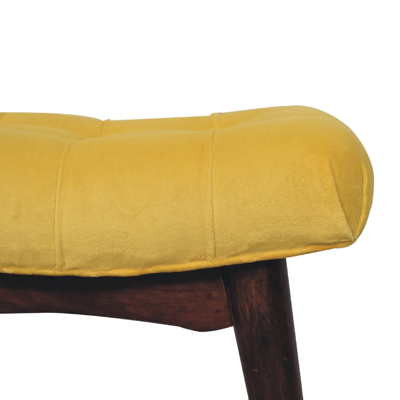 Ławka Artisan IN3302 – lite drewno mango, wykończenie orzechowe - Image 4