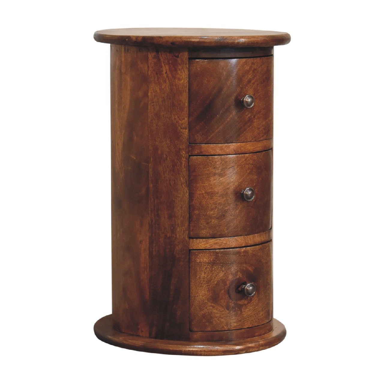 Szafka nocna Artisan IN3310 – lite drewno mango, wykończenie kasztanowe - Image 3