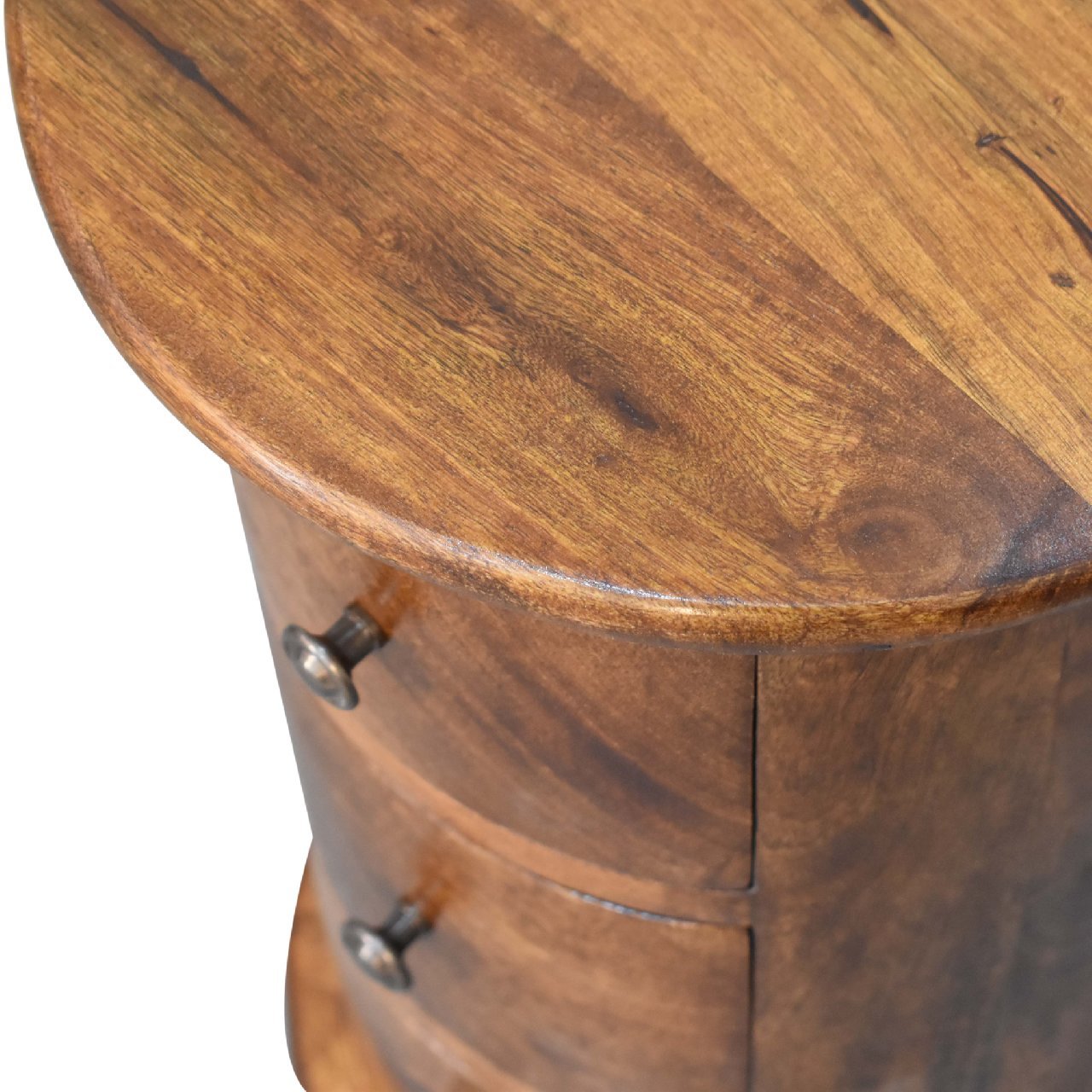 Szafka nocna Artisan IN3310 – lite drewno mango, wykończenie kasztanowe - Image 6