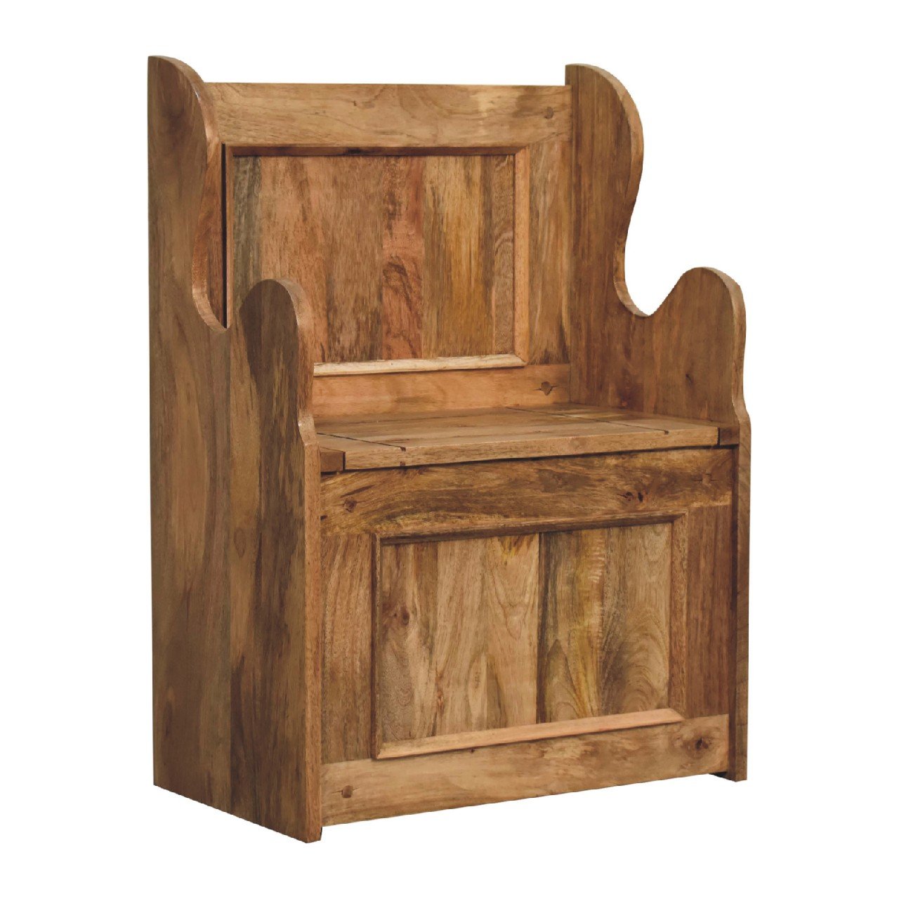 Ławka Artisan IN3318 – lite drewno mango, wykończenie dębowe - Image 2