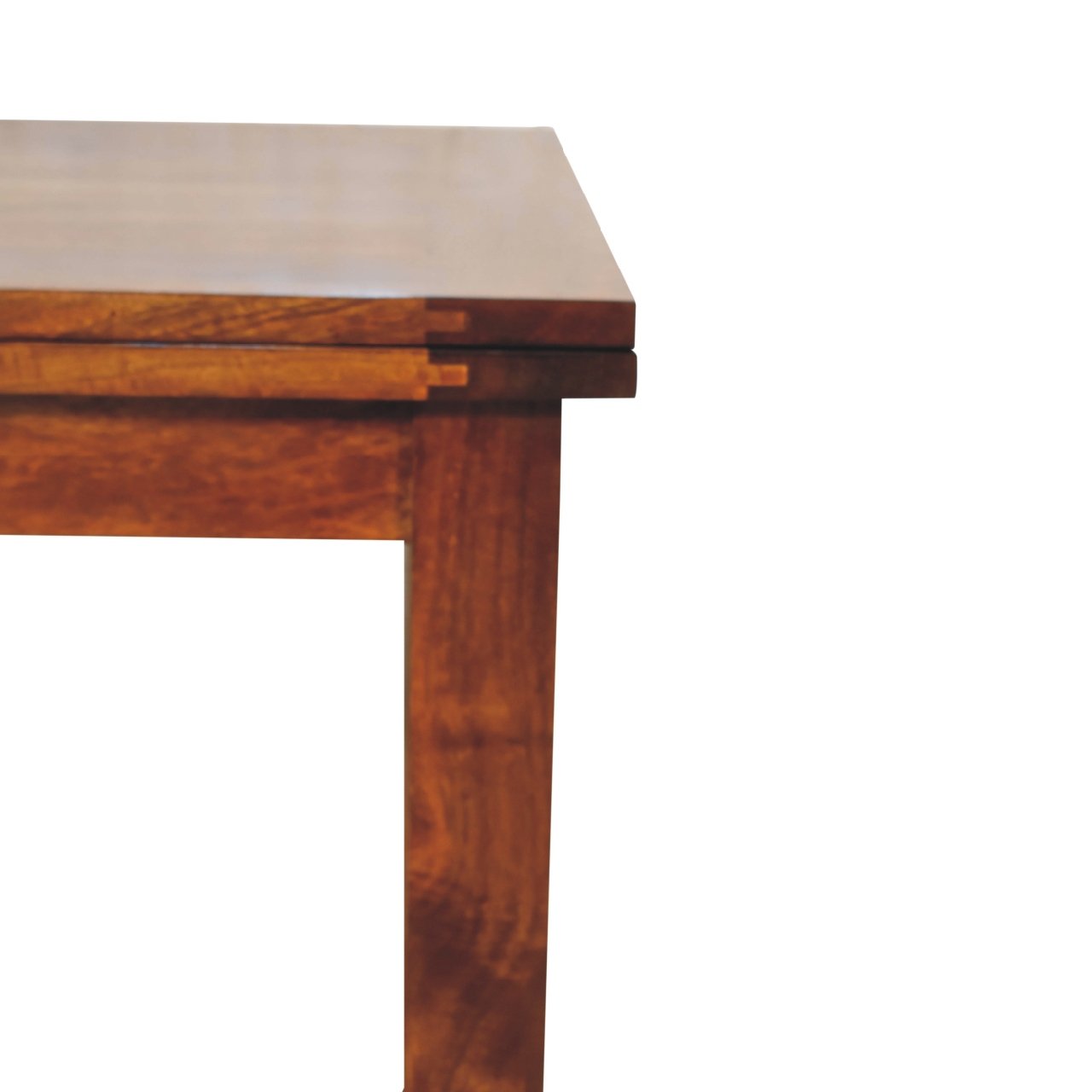 Stół z litego drewna mango – kasztanowy, 90 cm — model IN3321 - obrazek 8