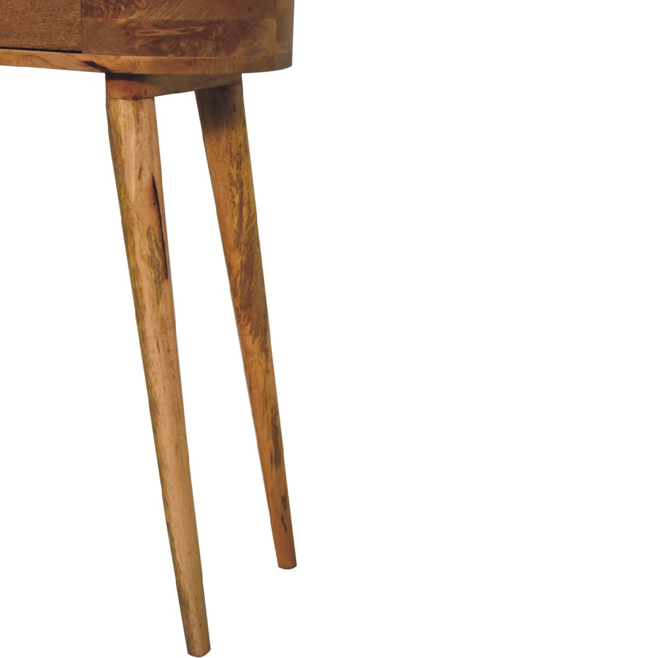 Konsola z litego drewna mango – dębowa, 60 cm - Image 7
