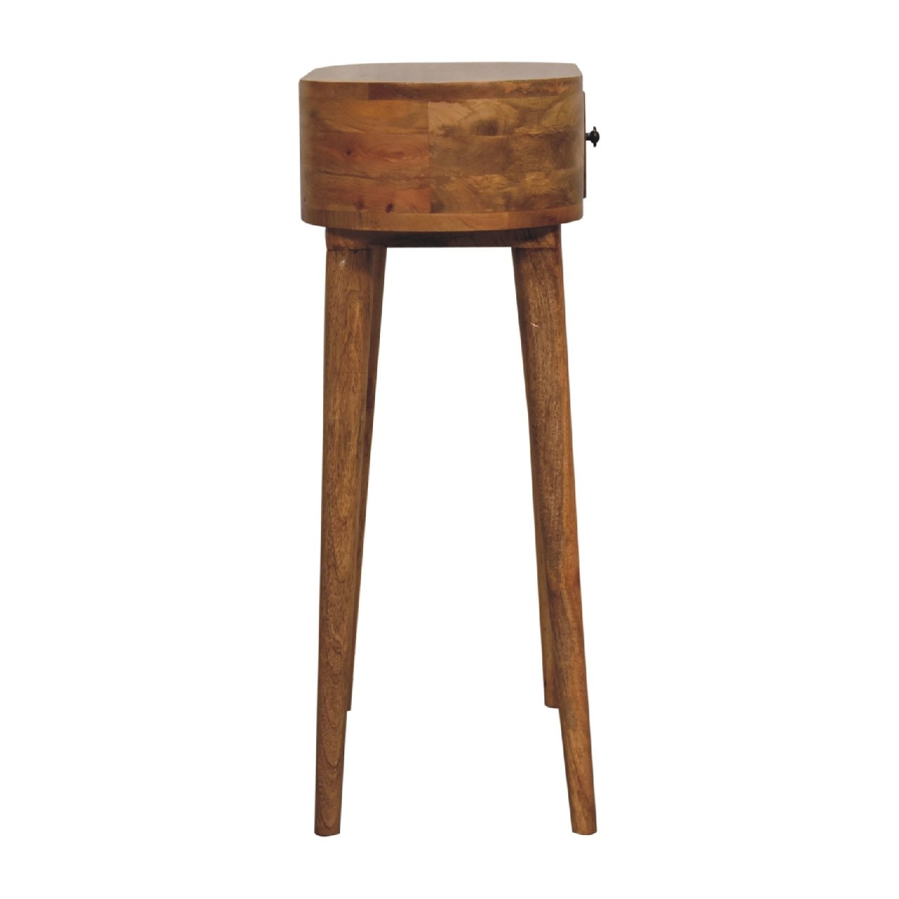 Konsola z litego drewna mango – dębowa, 60 cm - Image 8
