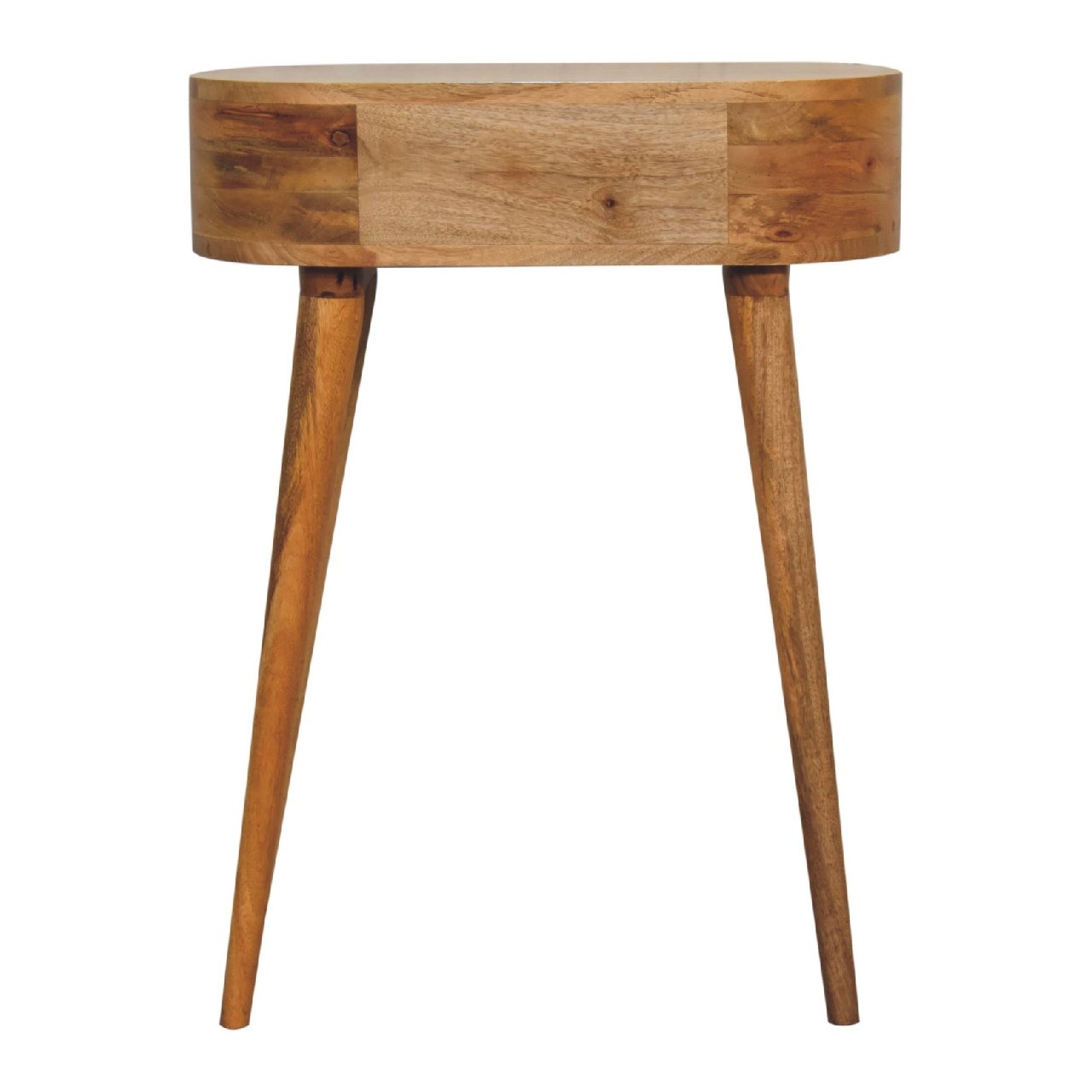 Konsola z litego drewna mango – dębowa, 60 cm - Image 9