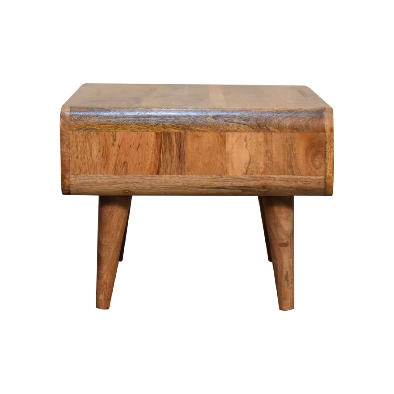 Szafka RTV z litego drewna mango – dębowa, 65 cm - obrazek 8