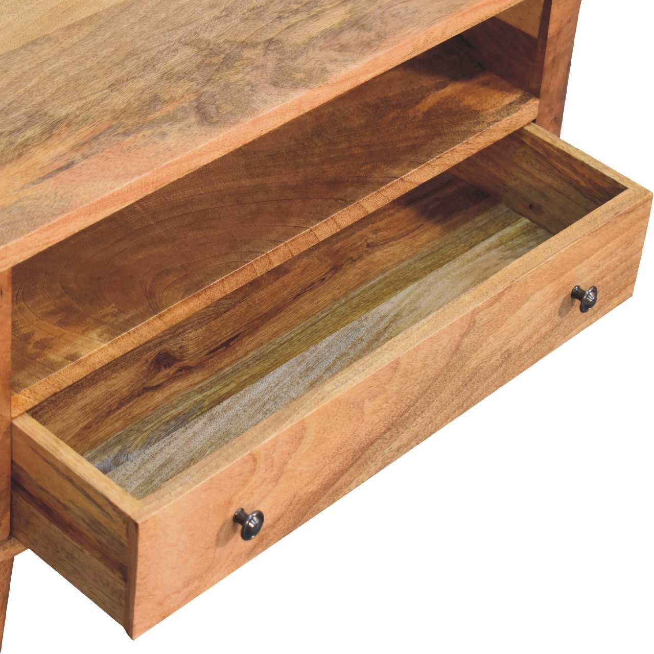 Szafka RTV Artisan IN3340 – lite drewno mango, wykończenie dębowe - Image 6