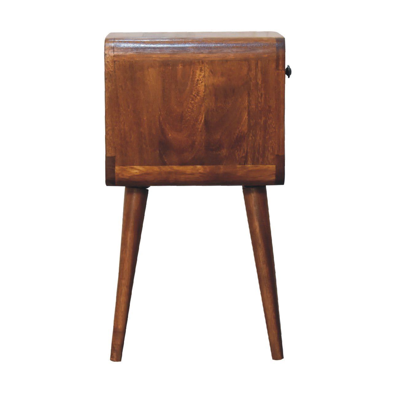 Szafka nocna Artisan IN3350 – lite drewno mango, wykończenie kasztanowe - obrazek 8