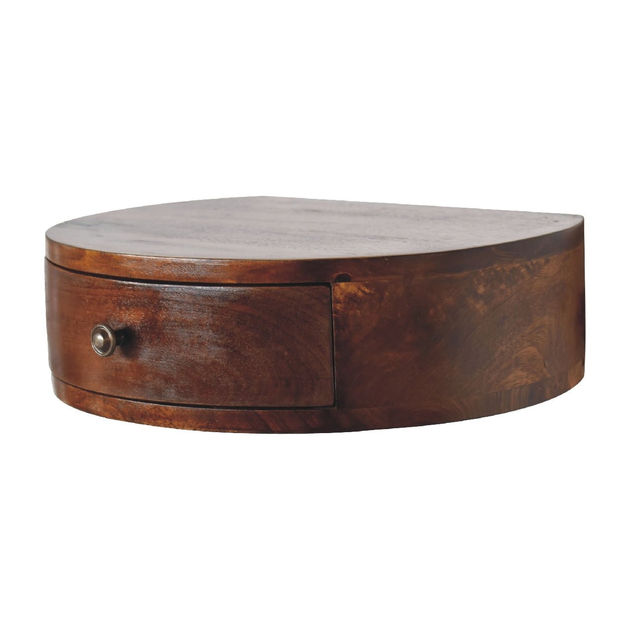 Szafka nocna Artisan IN3353 – lite drewno mango, wykończenie kasztanowe - obrazek 3