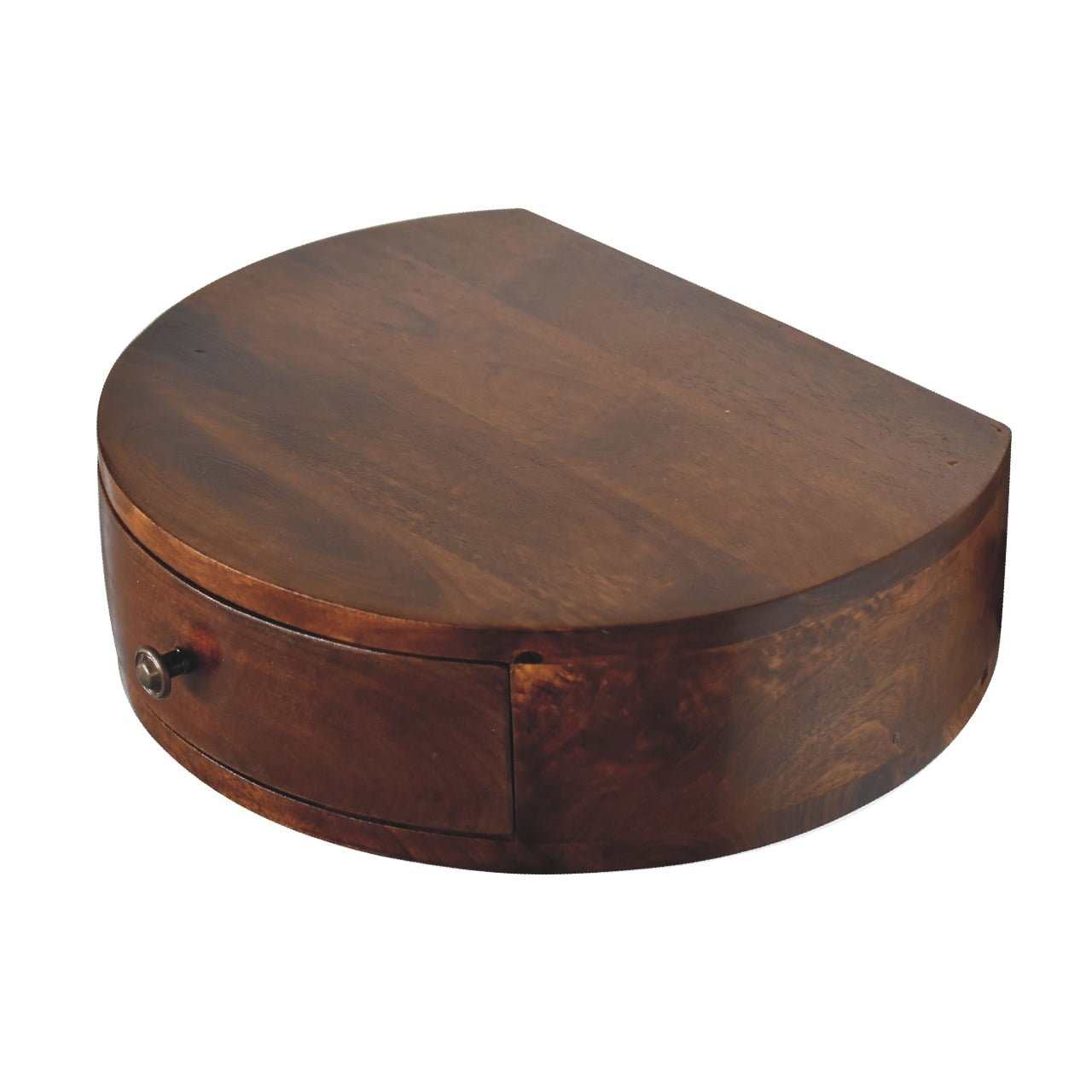 Szafka nocna Artisan IN3353 – lite drewno mango, wykończenie kasztanowe - obrazek 4