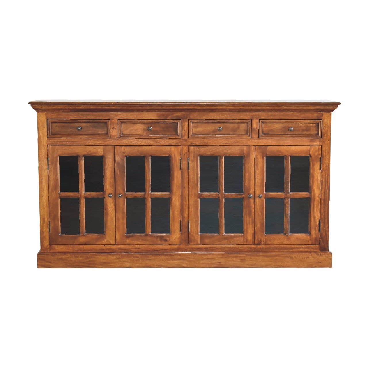 Komoda Artisan IN3364 – lite drewno mango, wykończenie kasztanowe