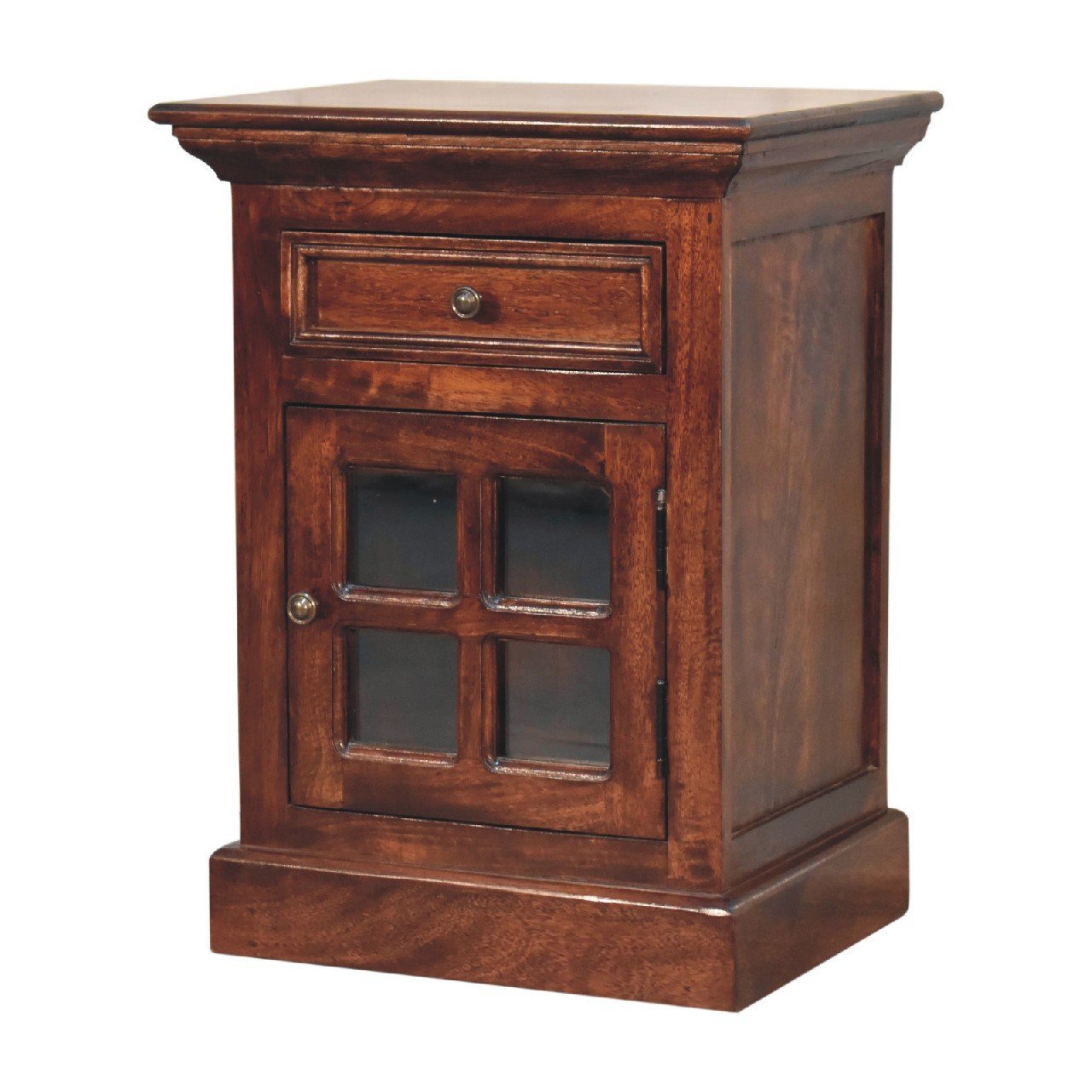 Szafka nocna z naturalnych materiałów – naturalna, 45 cm - Image 2