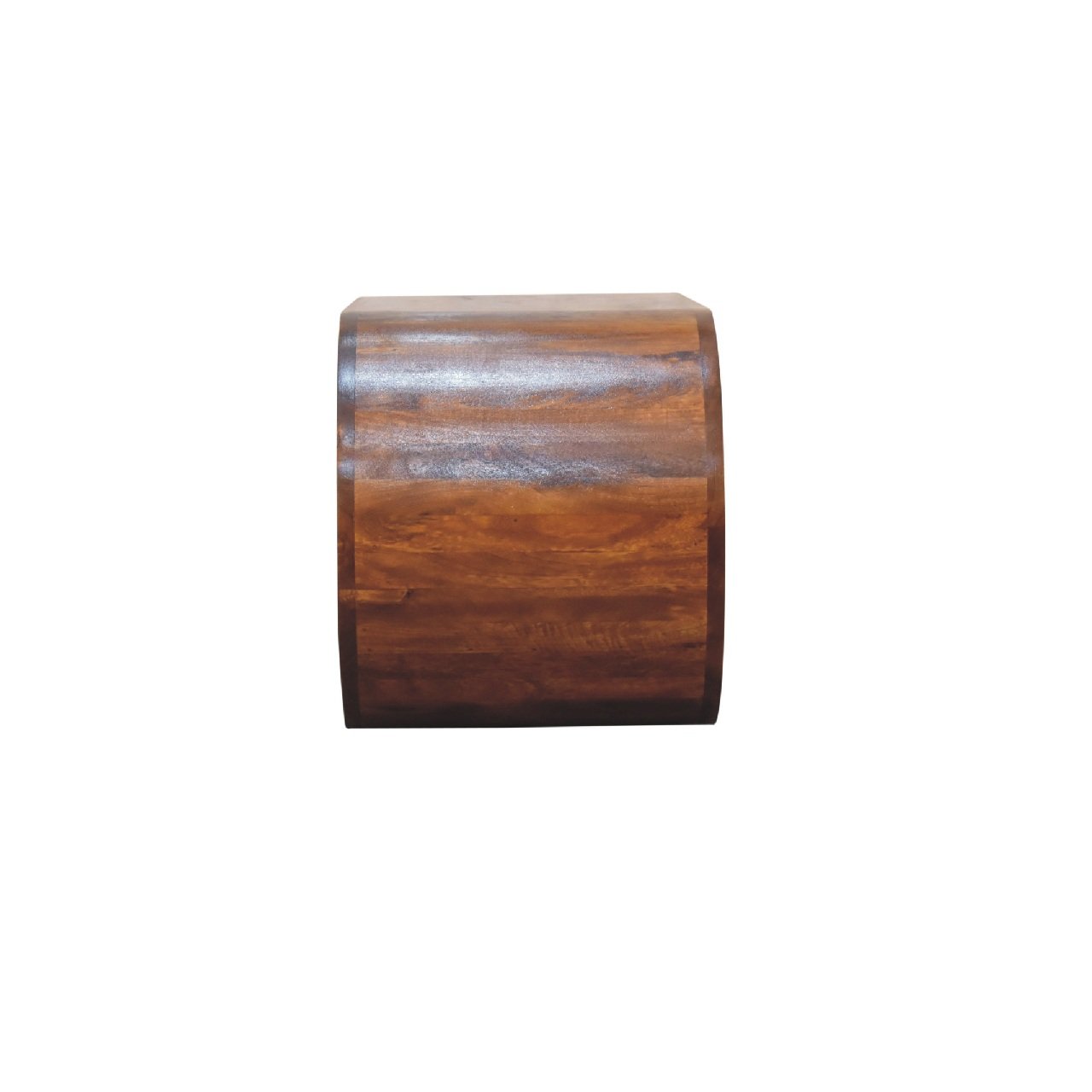Szafka RTV z litego drewna mango – kasztanowa, 90 cm — model IN3376 - obrazek 8