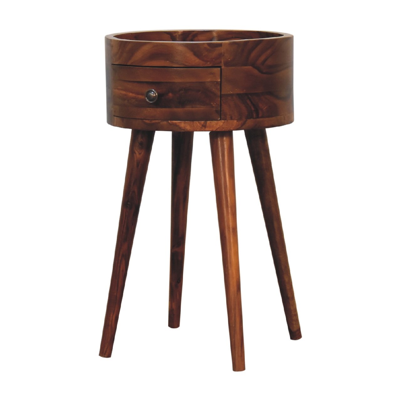Szafka nocna z naturalnych materiałów – naturalna, 32 cm — model IN3380 - Image 2