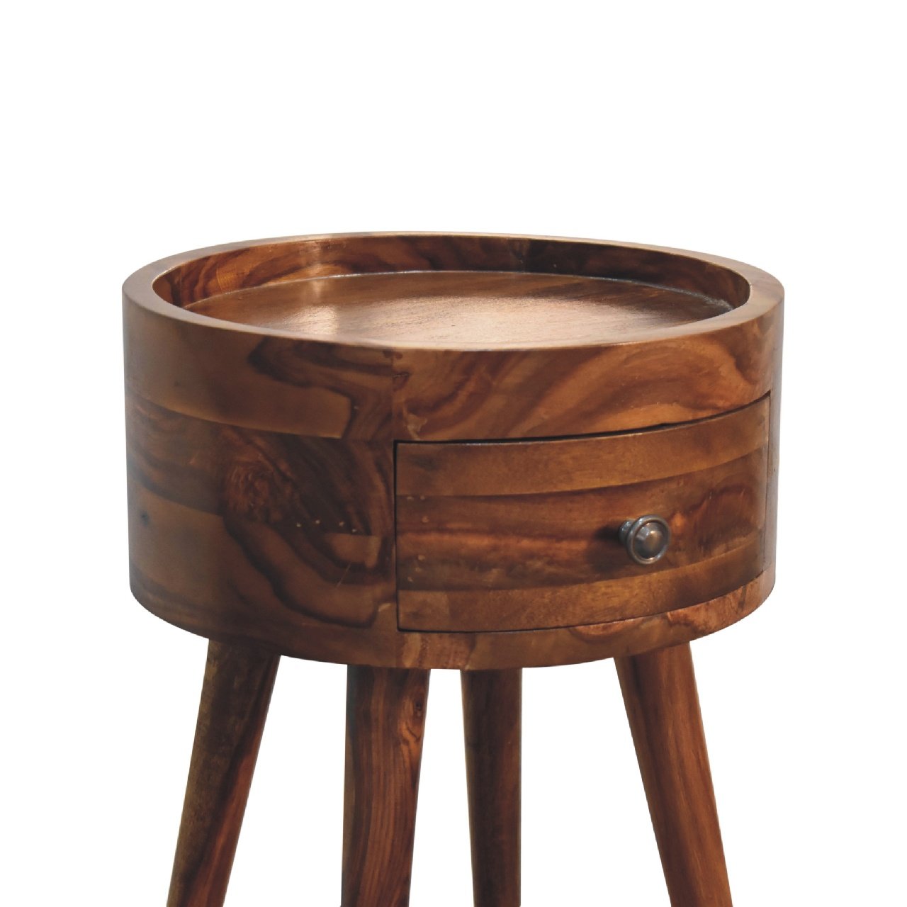 Szafka nocna z naturalnych materiałów – naturalna, 32 cm — model IN3380 - Image 4