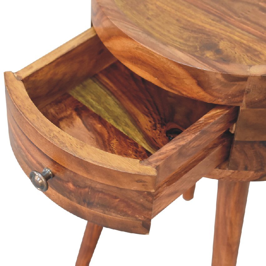 Szafka nocna z naturalnych materiałów – naturalna, 32 cm — model IN3380 - Image 7
