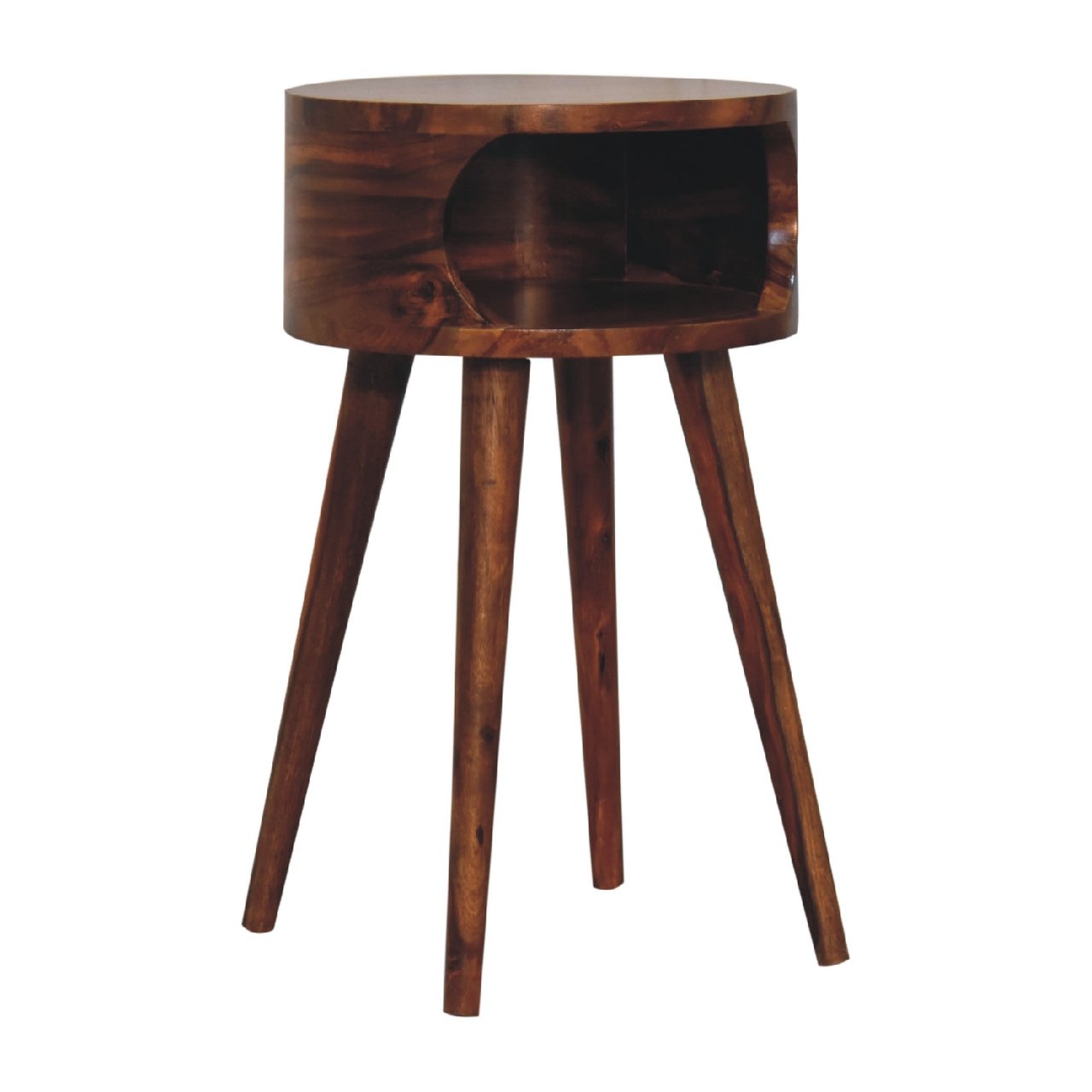 Szafka nocna z naturalnych materiałów – naturalna, 32 cm — model IN3381 - Image 2