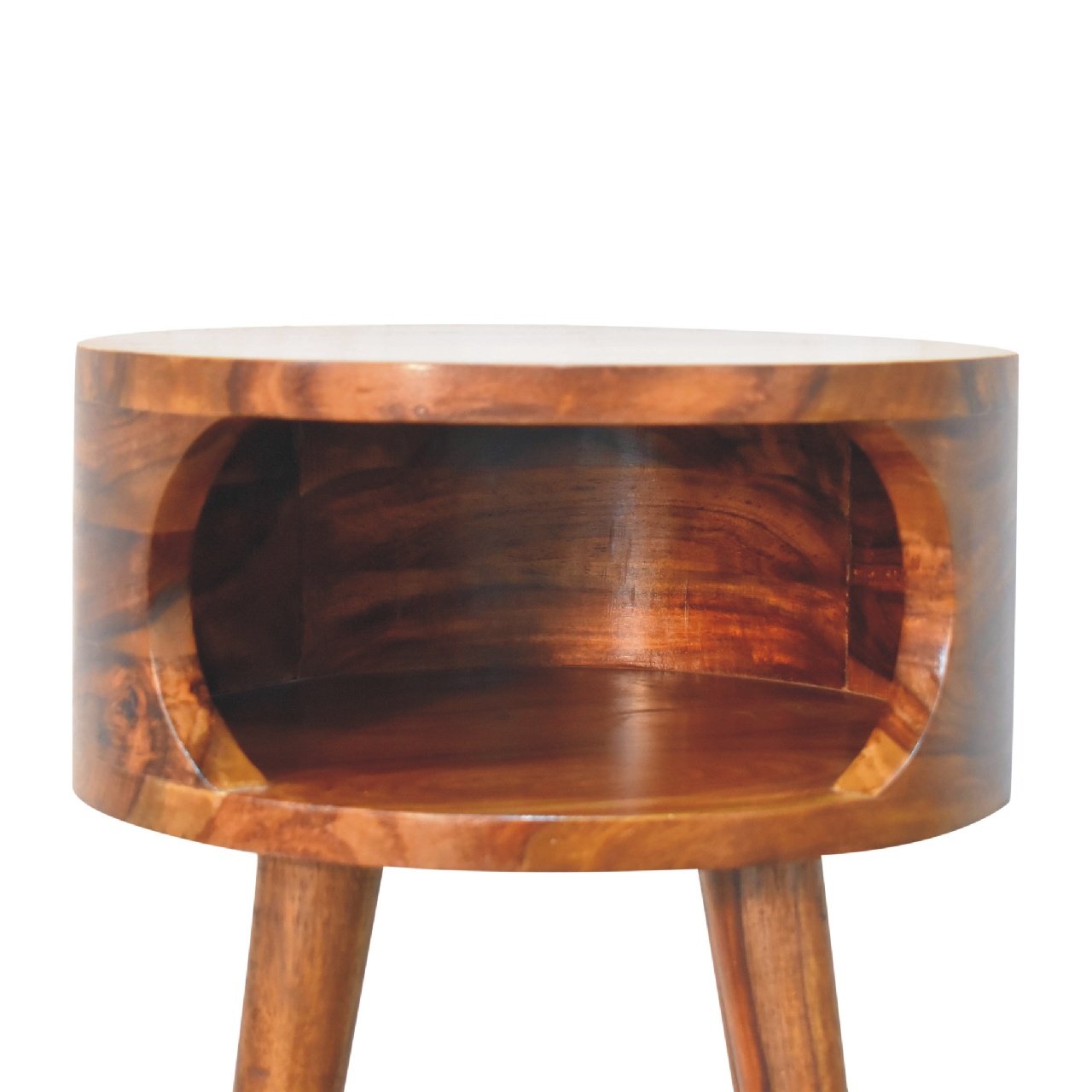 Szafka nocna z naturalnych materiałów – naturalna, 32 cm — model IN3381 - Image 5
