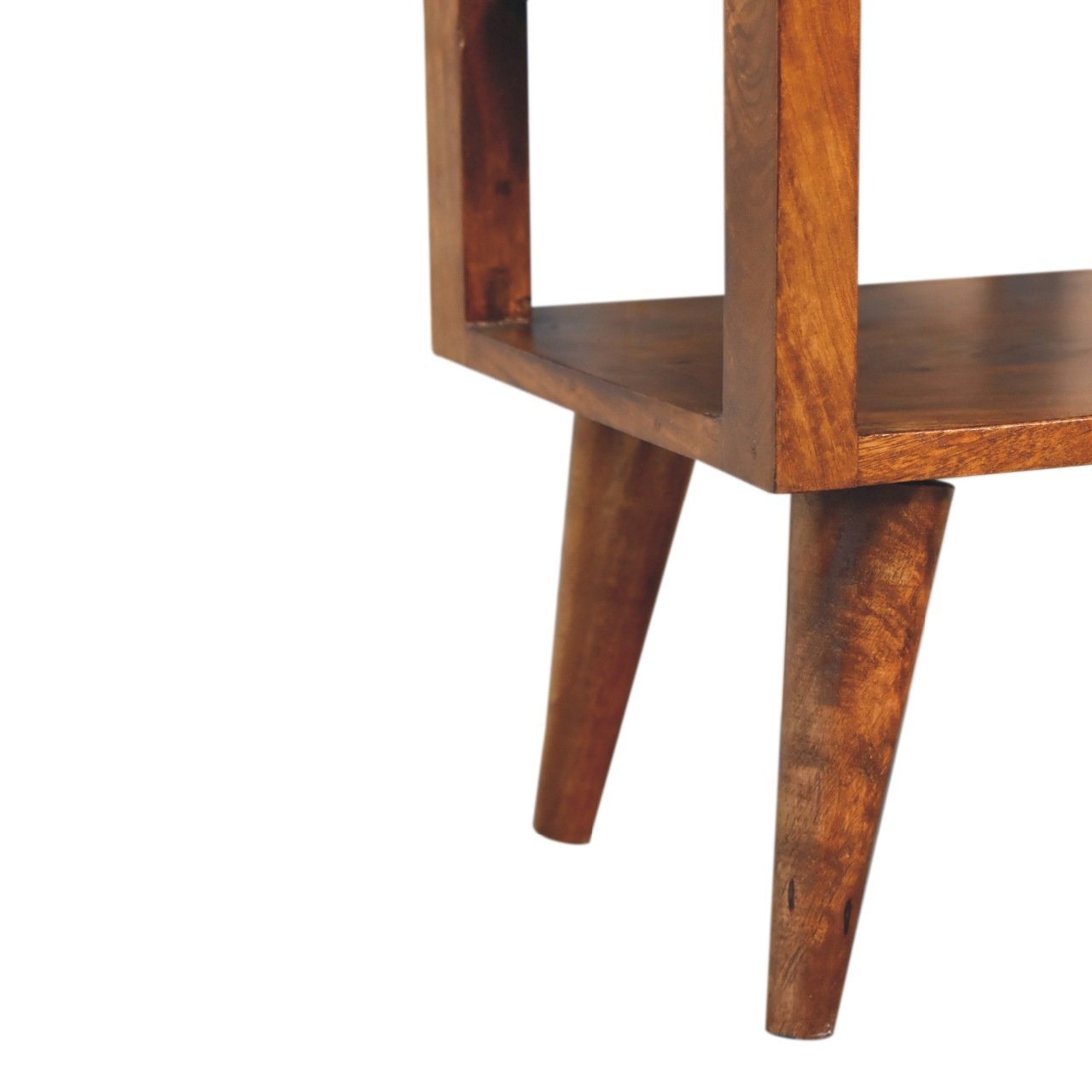 Szafka nocna Artisan IN3386 – lite drewno mango, wykończenie kasztanowe - obrazek 7