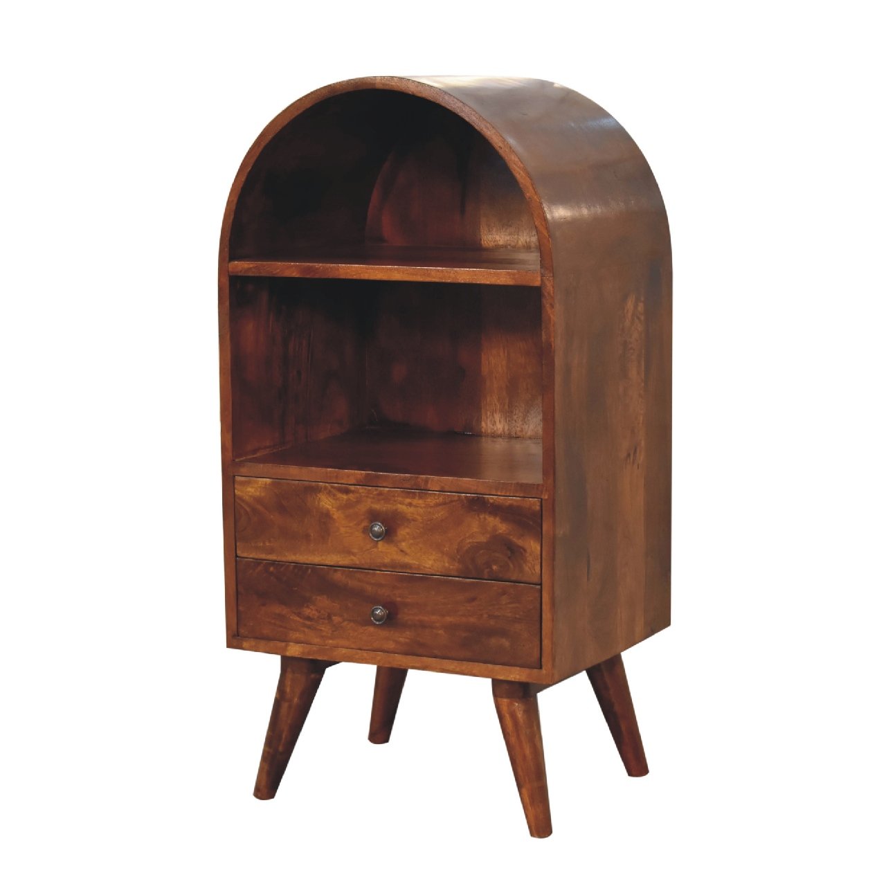 Szafka Artisan IN3393 – lite drewno mango, wykończenie kasztanowe - Image 2
