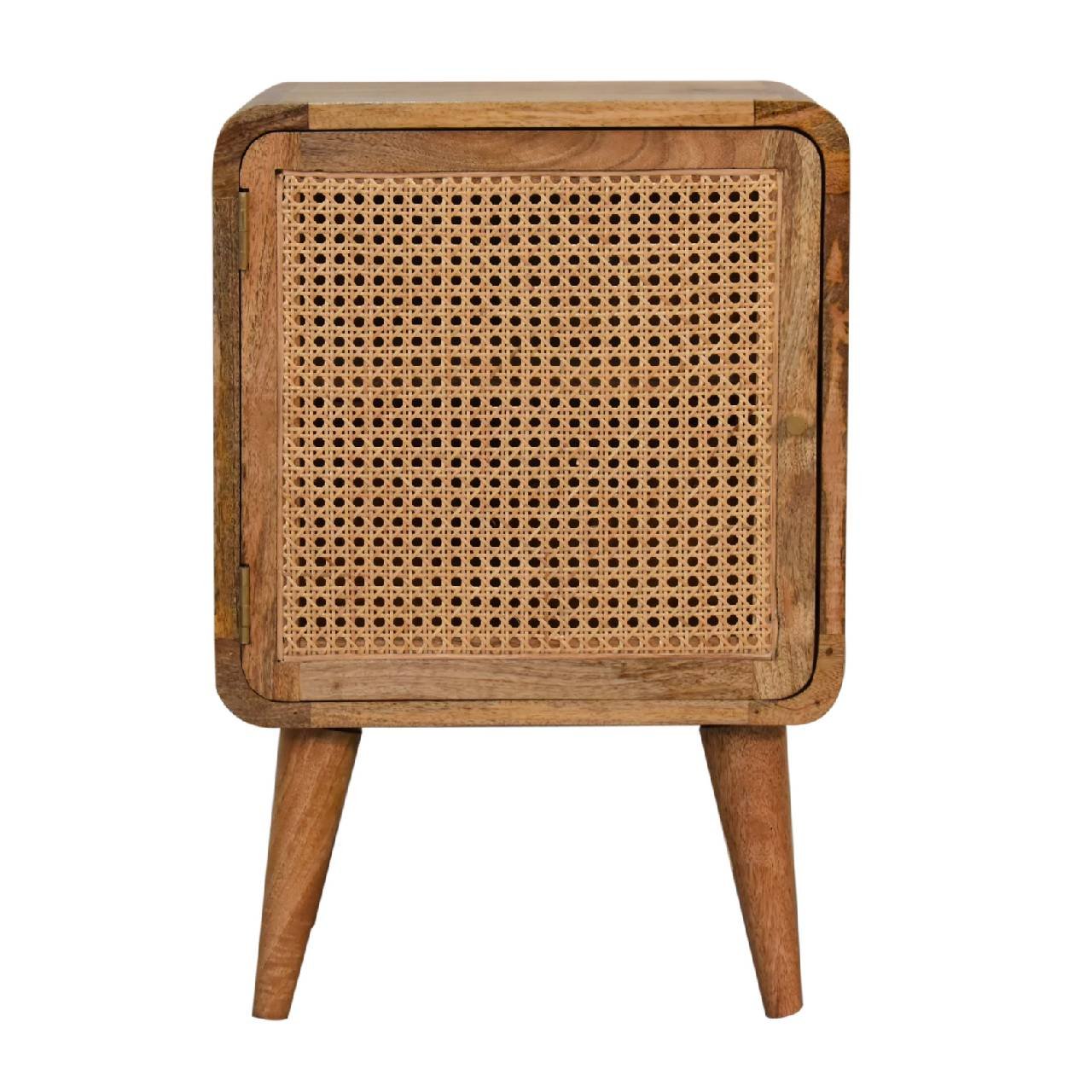 Szafka nocna Artisan IN3399 – lite drewno mango, wykończenie dębowe