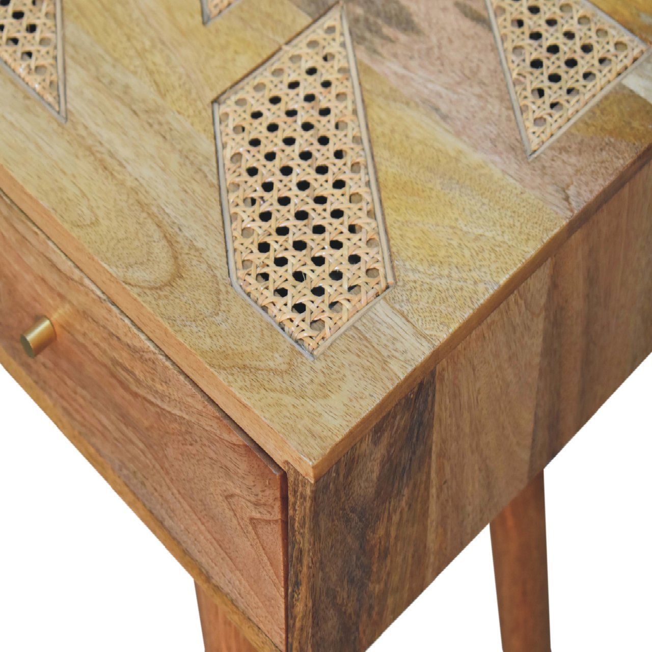 Konsola Artisan IN3401 – lite drewno mango, wykończenie dębowe - obrazek 5