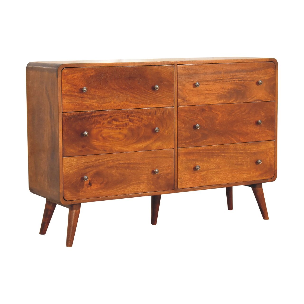 Komoda Artisan IN3404 – lite drewno mango, wykończenie kasztanowe - Image 2