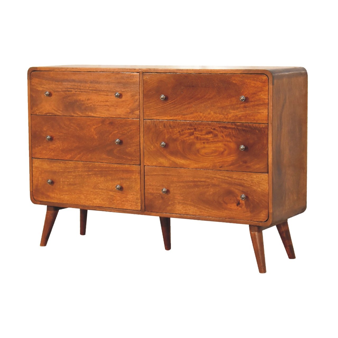 Komoda Artisan IN3404 – lite drewno mango, wykończenie kasztanowe - Image 3