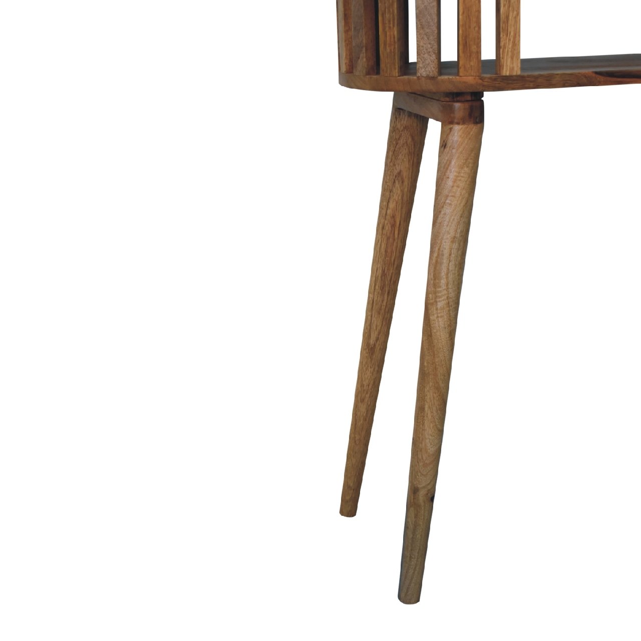 Stół z litego drewna mango – dębowy, 70 cm — model IN3415 - Image 7