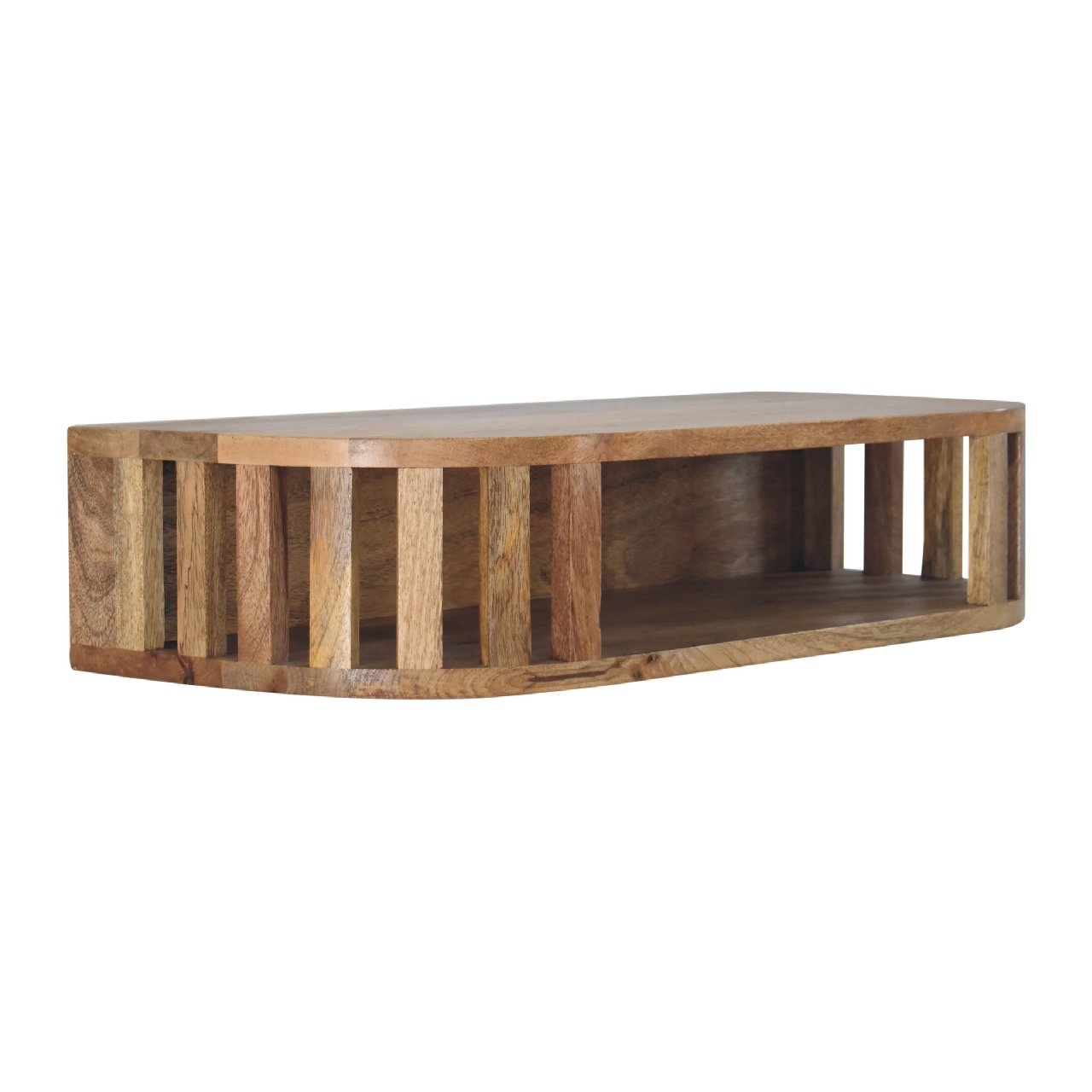 Stół z litego drewna mango – dębowy, 70 cm — model IN3416 - obrazek 3