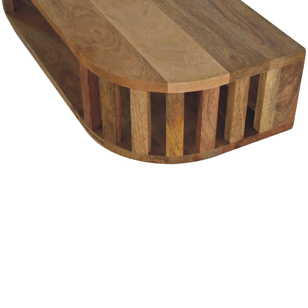 Stół z litego drewna mango – dębowy, 70 cm — model IN3416 - obrazek 4