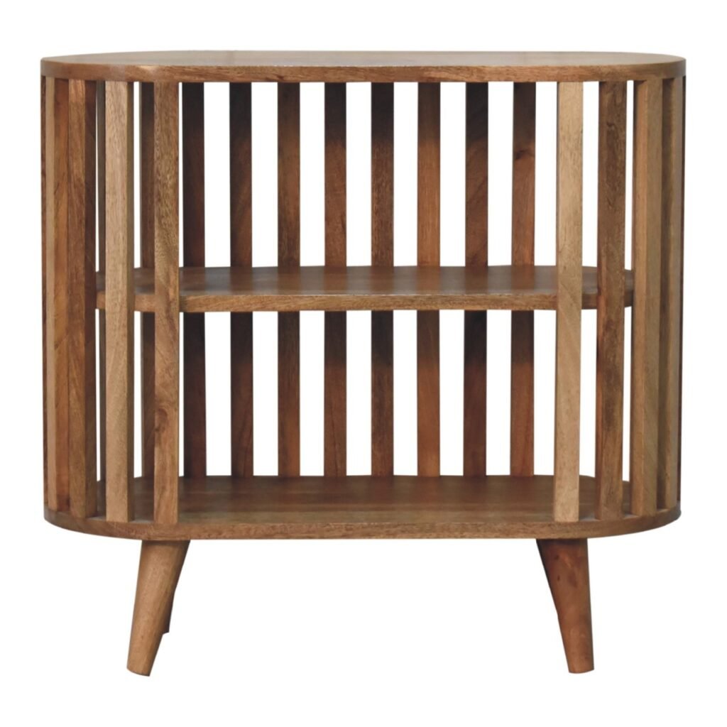 Szafka z litego drewna mango – dębowa, 70 cm