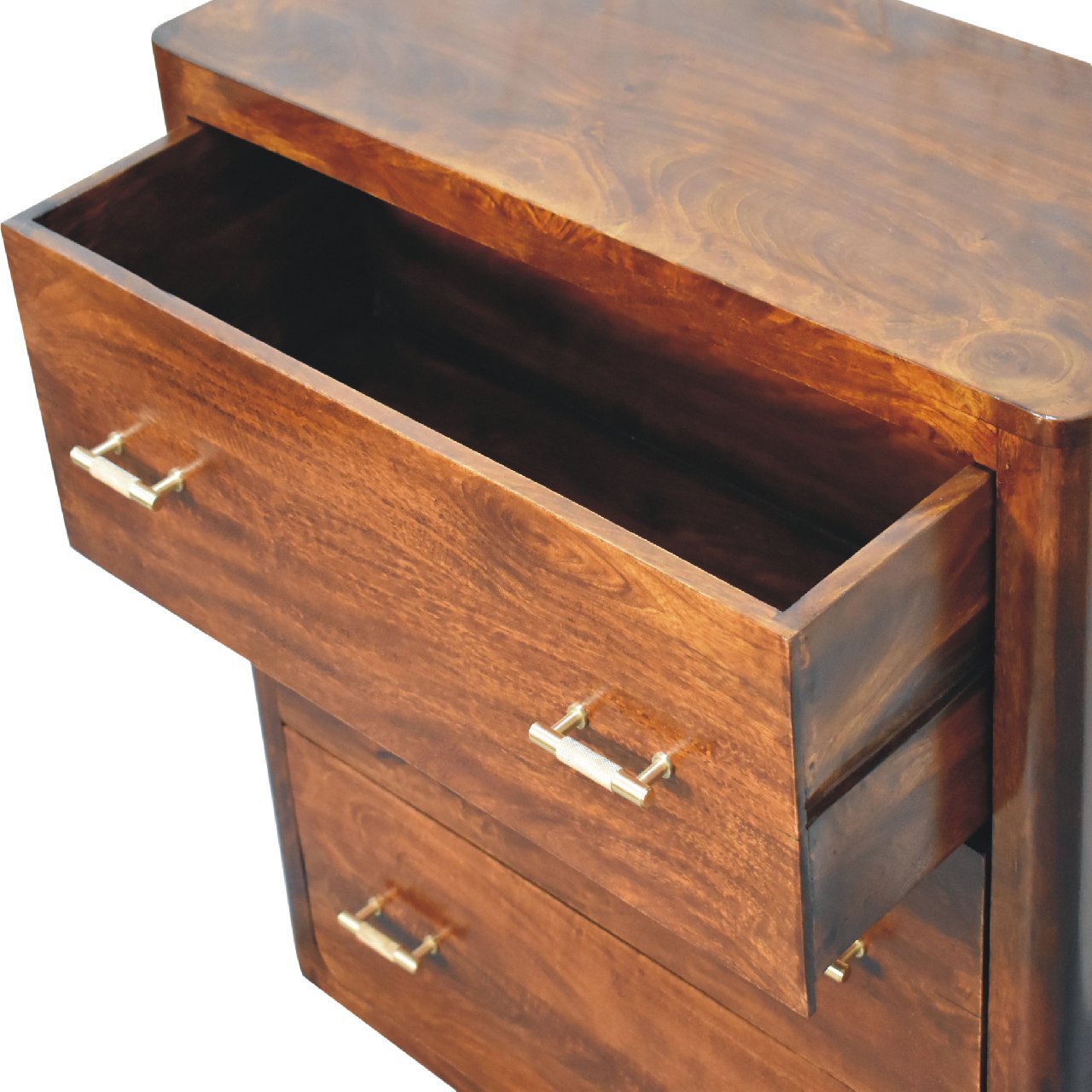 Komoda Artisan IN3432 – lite drewno mango, wykończenie kasztanowe - Image 6