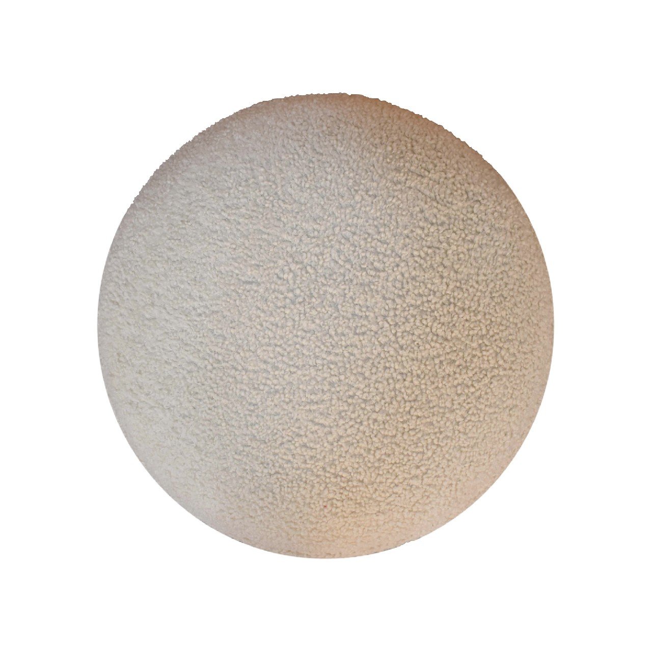 Pufa z litego drewna mango – naturalna, 45 cm - obrazek 7