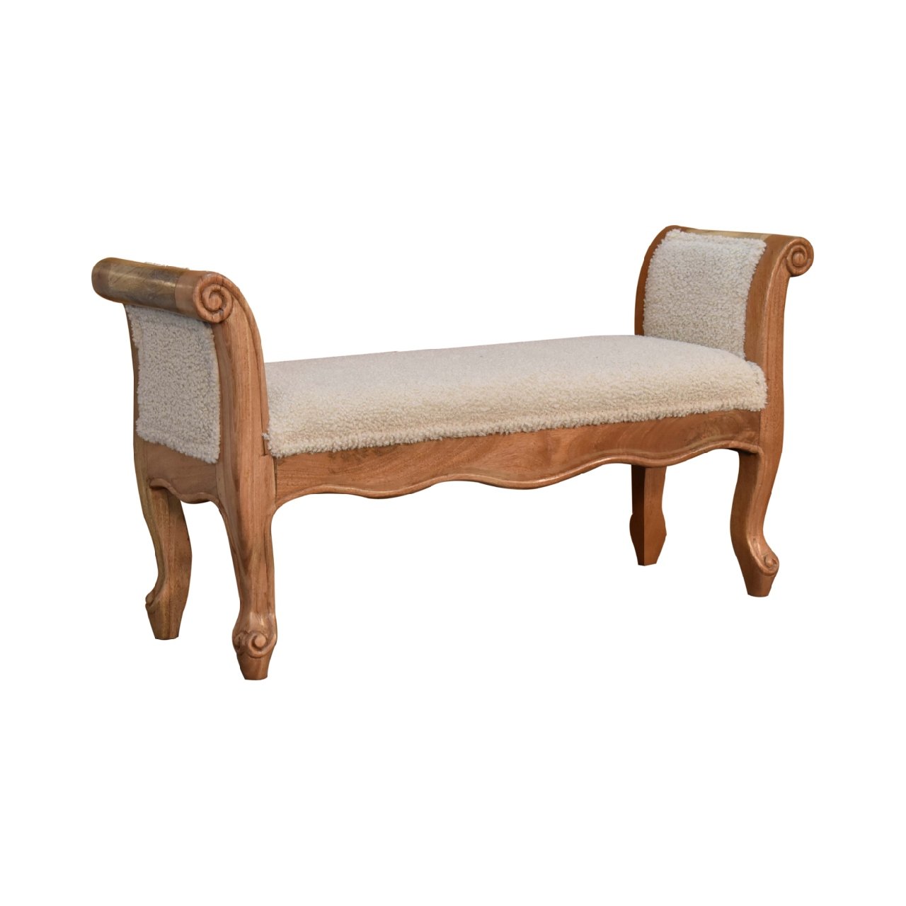 Ławka z drewna o dębowym charakterze – dębowa, 100 cm - Image 3