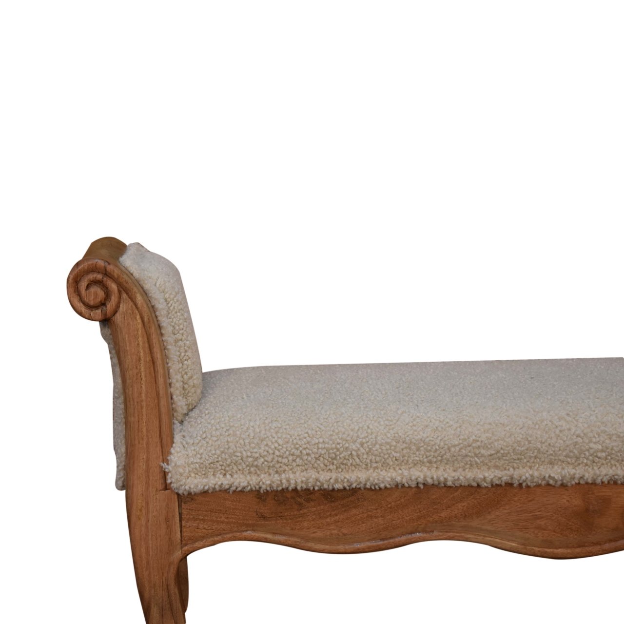 Ławka z drewna o dębowym charakterze – dębowa, 100 cm - Image 4