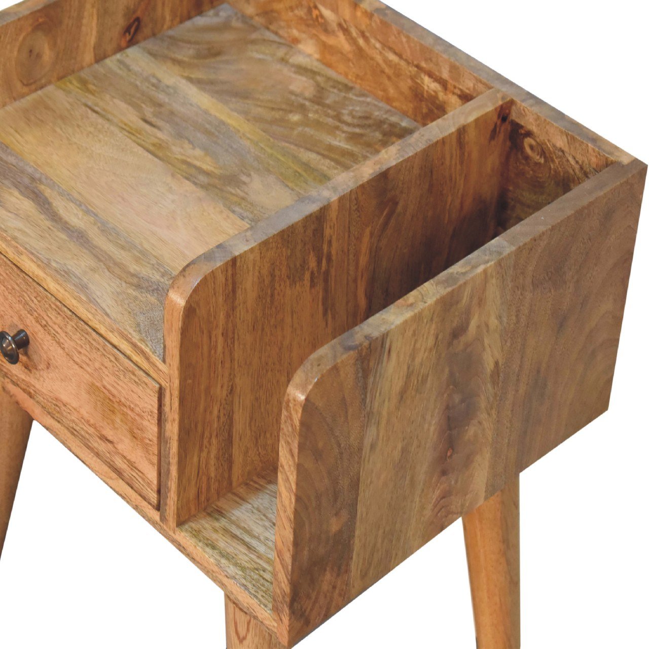 Szafka nocna Artisan IN3441 – drewno o dębowym charakterze, wykończenie dębowe - obrazek 5