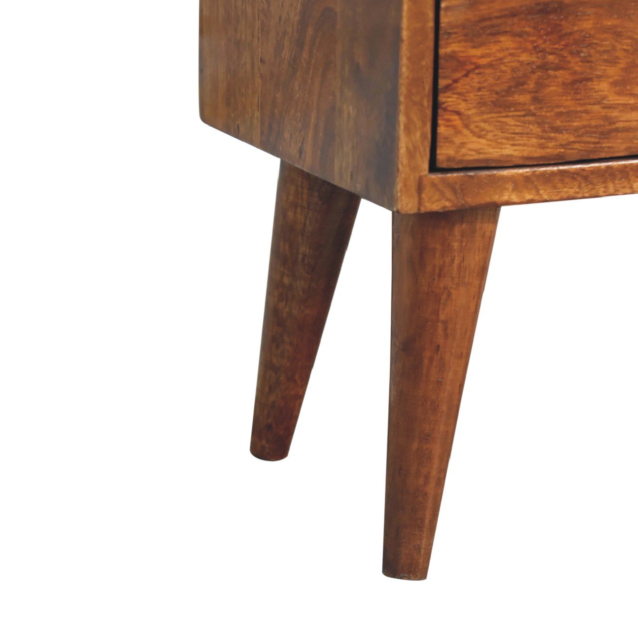 Szafka nocna Artisan IN3450 – lite drewno mango, wykończenie kasztanowe - Image 7