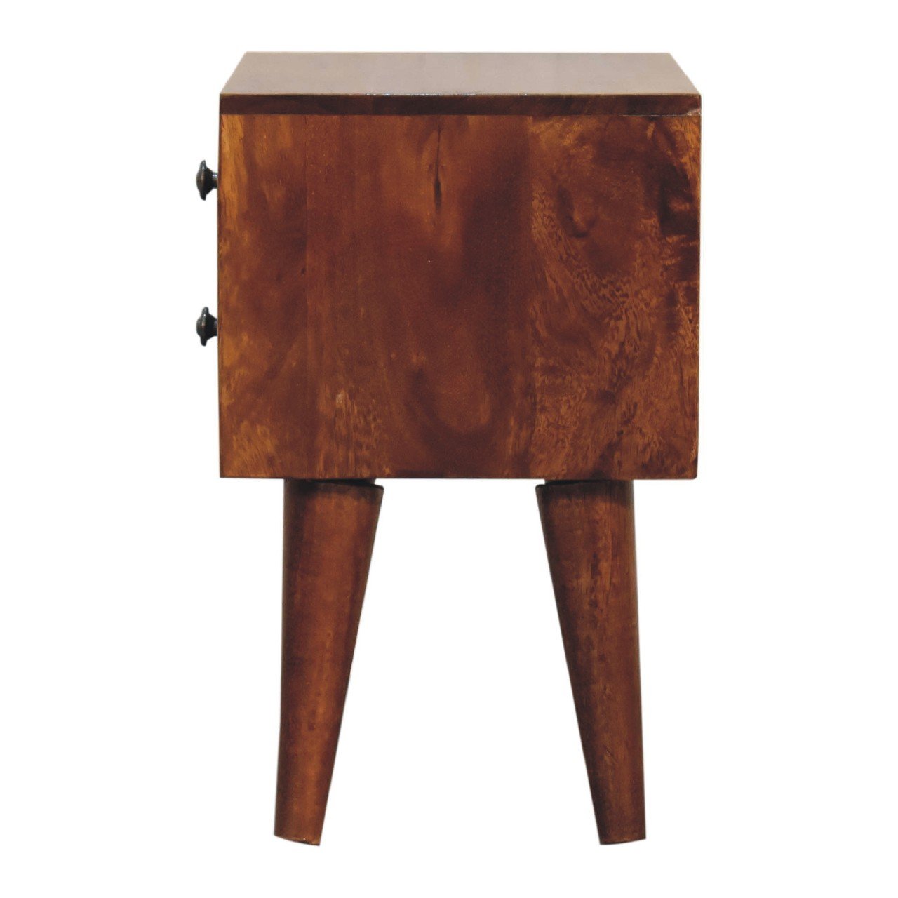 Szafka nocna Artisan IN3450 – lite drewno mango, wykończenie kasztanowe - Image 8