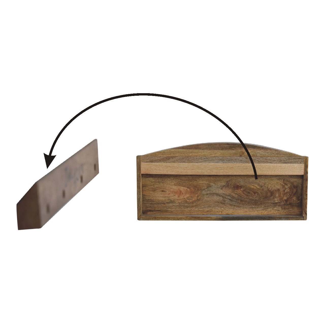 Mebel Artisan IN3462 – lite drewno mango, wykończenie dębowe - obrazek 6