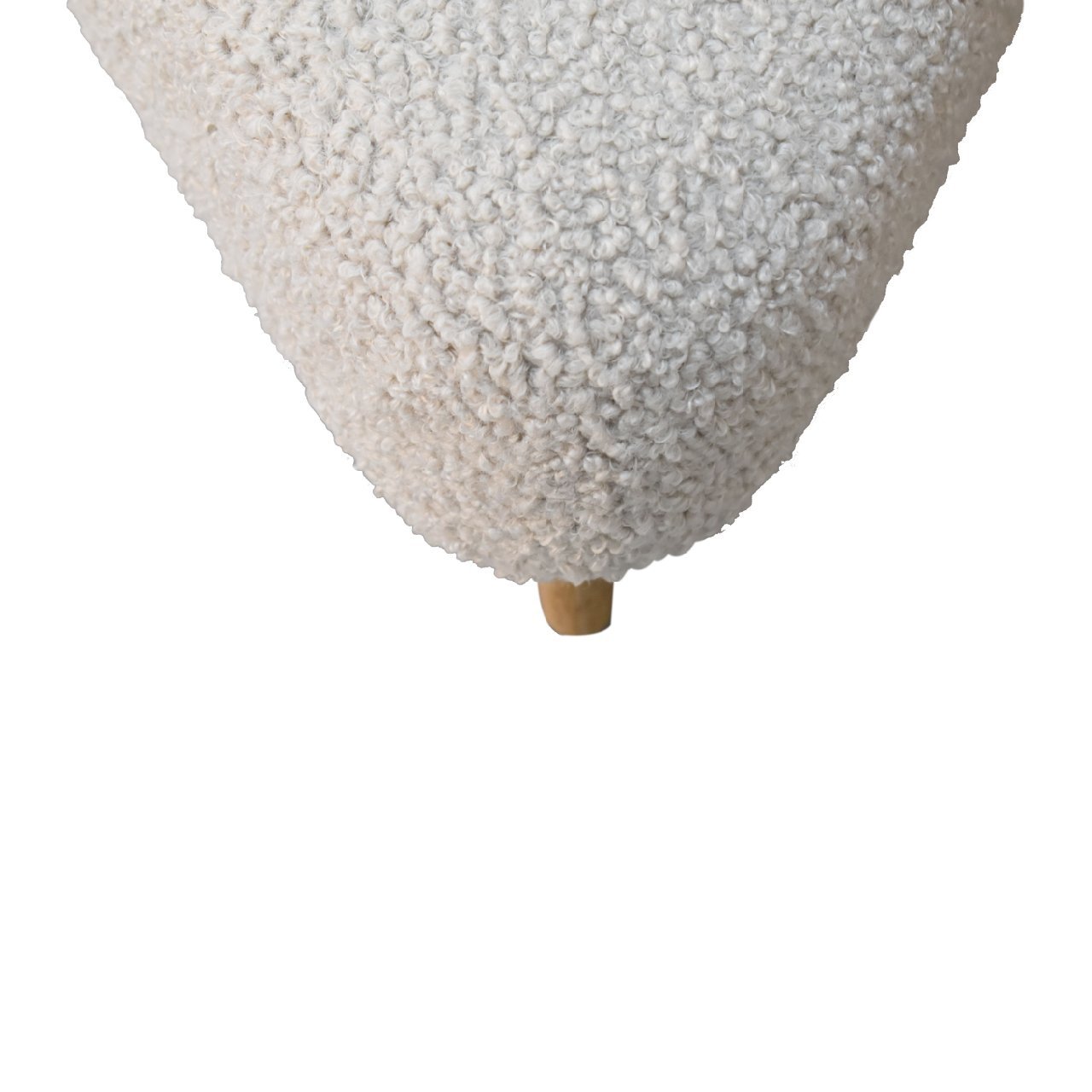 Pufa lub podnóżek Artisan IN3475 – lite drewno mango, wykończenie dębowe - Image 5