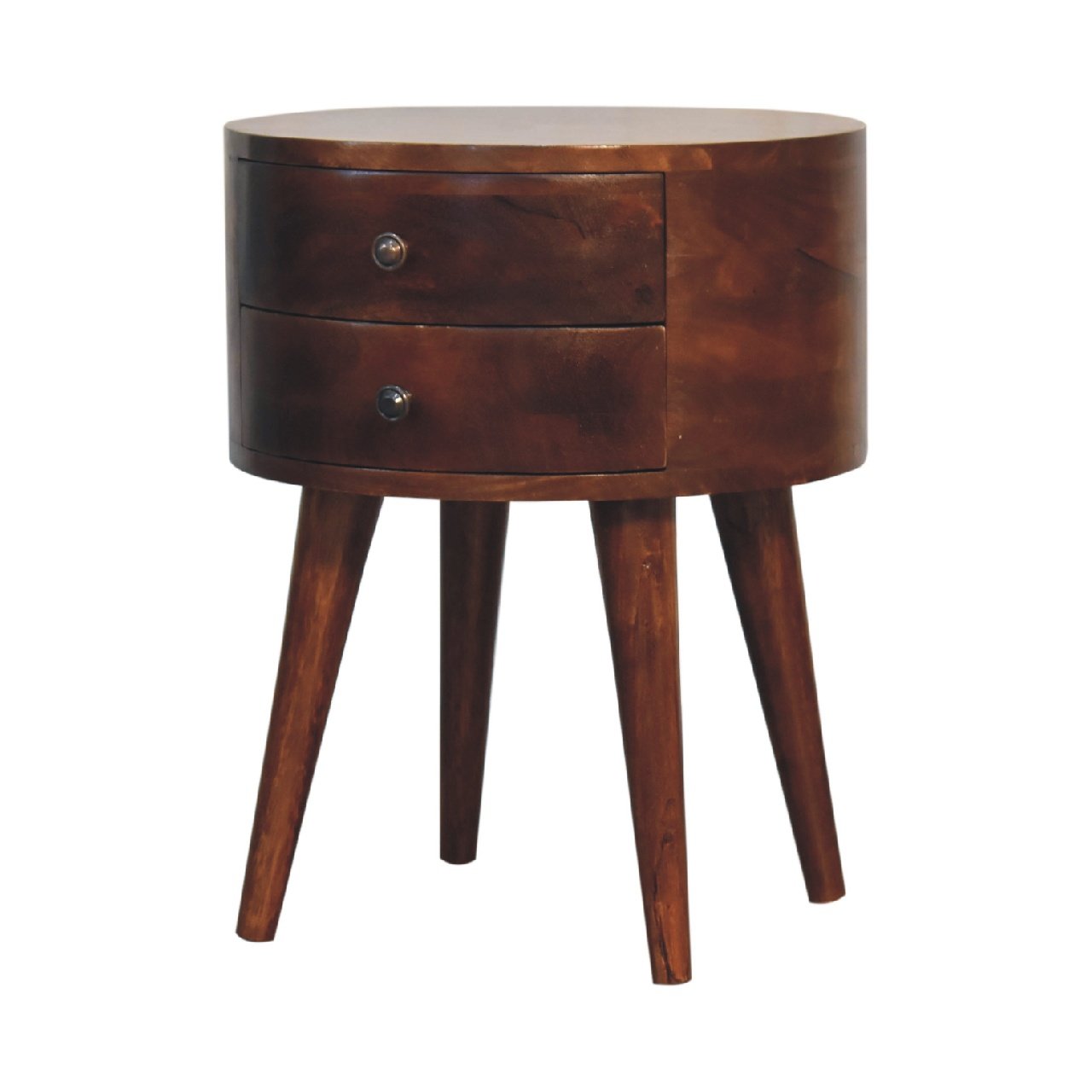 Szafka nocna Artisan IN3546 – lite drewno mango, wykończenie kasztanowe - Image 3