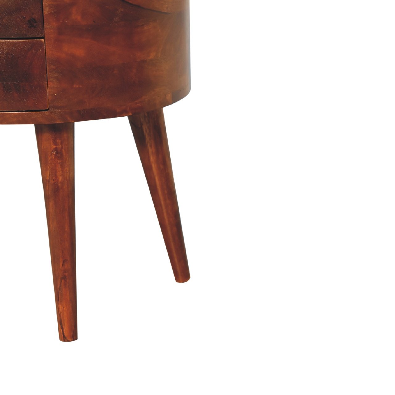 Szafka nocna Artisan IN3546 – lite drewno mango, wykończenie kasztanowe - Image 6